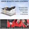 imageCoverado Car Seat Covers Full Set Automotive Seat Covers Car Seat Protector Car Seat Cushion Waterproof Leather Seat Covers for Cars Universal Fit for Most Sedans SUV Pickup TruckBlackampampRedBlackRed