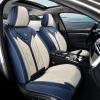 imageCoverado Car Seat Covers Full Set Automotive Seat Covers Car Seat Protector Car Seat Cushion Waterproof Leather Seat Covers for Cars Universal Fit for Most Sedans SUV Pickup TruckBlackampampRedBlueBeige