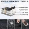 imageCoverado Car Seat Covers Full Set Automotive Seat Covers Car Seat Protector Car Seat Cushion Waterproof Leather Seat Covers for Cars Universal Fit for Most Sedans SUV Pickup TruckBlackampampRedblack