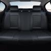 imageCoverado Rear Seat Covers Leather Seat Cover for Car Universal Waterproof Automotive Seat Cushion Protector for Most Cars Trucks SUV RedABlack