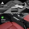 imageCoverado Universal Car Seat Gap Filler Organizer Premium Suede Leather Car Seat Side Gap Filler Seat Gap Storage Box for SUV Truck Car Interior Accessories Black1pc01Black1