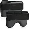 imageCoverado Universal Car Seat Gap Filler Organizer Premium Suede Leather Car Seat Side Gap Filler Seat Gap Storage Box for SUV Truck Car Interior Accessories Black1pcBlack  2pcs