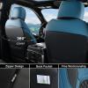 imageCoverado Seat Covers for Dodge Ram 1500 Full Coverage Leather Car Seat Covers Waterproof Fit for 20102023 2500 3500 Dodge RAM Automotive Seat Covers Protector for Trucks Ram Red lineBlue