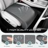 imageCoverado Car Seat Leg Extender Leg Support Cushion Car Leg Extension Cushion for Driver Seats Universal Car Seat Extender Leg Support Leather Car Seat Cushion for Long Driving BeigeGray