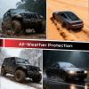 imageCoverado Universal Car Floor Mats  AllWeather Waterproof NonSlip  Easy to Clean RubberTPE Mats for Cars ampamp SUVsGreen