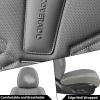 imageCoverado Automotive Seat Covers Car Seat Covers Front Seats Nappa Leather BlackampampPurple Car Seat Cover Waterproof Seat Cushion 2 Pack Front Seat Covers Driver Seat Protector Fit for Most Cars SUVGray