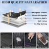 imageCoverado Automotive Seat Covers Car Seat Covers Front Seats Nappa Leather BlackampampPurple Car Seat Cover Waterproof Seat Cushion 2 Pack Front Seat Covers Driver Seat Protector Fit for Most Cars SUVBlackPurple