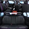 imageCoverado Automotive Seat Covers Car Seat Covers Front Seats Nappa Leather BlackampampPurple Car Seat Cover Waterproof Seat Cushion 2 Pack Front Seat Covers Driver Seat Protector Fit for Most Cars SUVBlackPurple