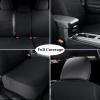 imageCoverado Seat Covers Custom Fit for Tacoma Double CabCrew Cab SRSR5TRD SportTRD OffRoadLimited Seat Cushion Protectors 20052015 Oxford Full Set GrayCanvasBlack