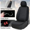 imageCoverado Seat Covers Custom Fit for Tacoma Double CabCrew Cab SRSR5TRD SportTRD OffRoadLimited Seat Cushion Protectors 20052015 Oxford Full Set GrayCanvasBlack