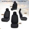 imageCoverado Seat Covers Custom Fit for Tacoma Double CabCrew Cab SRSR5TRD SportTRD OffRoadLimited Seat Cushion Protectors 20052015 Oxford Full Set GrayCanvasBlack