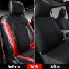 imageCoverado Seat Covers Custom Fit for Tacoma Double CabCrew Cab SRSR5TRD SportTRD OffRoadLimited Seat Cushion Protectors 20052015 Oxford Full Set GrayCanvasBlack