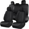 imageCoverado Seat Covers Custom Fit for Tacoma Double CabCrew Cab SRSR5TRD SportTRD OffRoadLimited Seat Cushion Protectors 20052015 Oxford Full Set GrayOxfordBlack