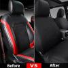 imageCoverado Seat Covers Custom Fit for Tacoma Double CabCrew Cab SRSR5TRD SportTRD OffRoadLimited Seat Cushion Protectors 20052015 Oxford Full Set GrayOxfordBlack