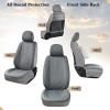imageCoverado Seat Covers Custom Fit for Tacoma Double CabCrew Cab SRSR5TRD SportTRD OffRoadLimited Seat Cushion Protectors 20052015 Oxford Full Set GrayOxfordGray