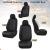 imageCoverado Seat Covers Custom Fit for Tacoma Double CabCrew Cab SRSR5TRD SportTRD OffRoadLimited Seat Cushion Protectors 20052015 Oxford Full Set GrayOxfordBlack