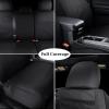 imageCoverado Seat Covers Custom Fit for Tacoma Double CabCrew Cab SRSR5TRD SportTRD OffRoadLimited Seat Cushion Protectors 20052015 Oxford Full Set GrayOxfordBlack