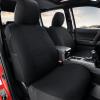 imageCoverado Seat Covers Custom Fit for Tacoma Double CabCrew Cab SRSR5TRD SportTRD OffRoadLimited Seat Cushion Protectors 20052015 Oxford Full Set GrayCanvasBlack