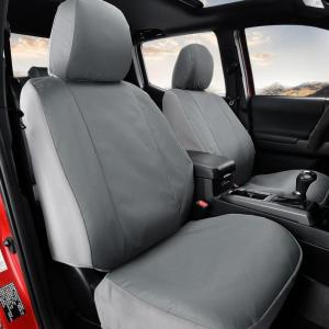 imageCoverado Seat Covers Custom Fit for Tacoma Double CabCrew Cab SRSR5TRD SportTRD OffRoadLimited Seat Cushion Protectors 20052015 Oxford Full Set GrayOxfordGray