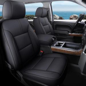 imageCoverado Full Set Seat Covers Faux LeatherBlack Easy InstallWaterproof Custom Fit Chevy SilveradoGMC Sierra 2007201320192025 1500 20202025 2500HD3500HD CrewDoubleExtended CabBlacknew