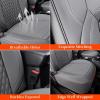 imageCoverado JK Seat Covers 4 Door Fullset for Jeep Wrangler Waterproof Leather Car Seat Protector for Truck Automotive Seat Custions Custom Fit for 20132017 Jeep Wrangler Full CoverageGrayGray