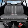 image:imageCoverado Seat Covers Car Seat Covers Front Seats Automotive Seat Covers Waterproof Nappa Leather Car Seat Cover Car Seat Cushion Black Seat Covers Carseat Cover Universal Fit for Most CarsGray