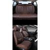 image:imageCoverado Car Seat Covers Full Set Seat Covers for Cars Car Seat Covers Front Seats and Back Brown Car Seat Protector Waterproof Nappa Leather Car Seat Cushion Fit for Most Cars