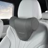 image:imageCoverado Lumbar Support Pillow for Car Ergonomic Memory Foam Back Pillow for Office Chair New Back Cushion for Pain Relief PU Leather Car Lumbar Support for Driving SeatGray