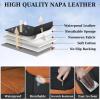 image:imageCoverado Car Seat Covers Full Set Waterproof Nappa Leather Seat Covers for Car Car Seat Protector with Lumbar Support Automotive Seat Covers Universal Fit for Most Cars SUV Trucks BlackampPinkBrownBlack