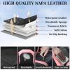 image:imageCoverado Car Seat Covers Full Set Waterproof Nappa Leather Seat Covers for Car Car Seat Protector with Lumbar Support Automotive Seat Covers Universal Fit for Most Cars SUV Trucks BlackampPinkABlackPink