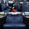 image:imageCoverado Car Seat Covers Full Set Waterproof Nappa Leather Seat Covers for Car Car Seat Protector with Lumbar Support Automotive Seat Covers Universal Fit for Most Cars SUV Trucks BlackampPinkABlue