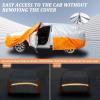 image:imageTecoom Car Cover Waterproof All Weather for Automobiles Light Shell Waterproof UVProof Windproof Design Car Cover with Zipper Storage and Lock for All Weather Indoor Outdoor Fit 191200 Inches SedanSilverOrange