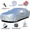 image:imageTecoom Car Cover Waterproof All Weather for Automobiles Light Shell Waterproof UVProof Windproof Design Car Cover with Zipper Storage and Lock for All Weather Indoor Outdoor Fit 191200 Inches SedanSilverOxford