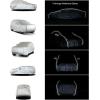 image:imageTecoom Car Cover Waterproof All Weather for Automobiles Light Shell Waterproof UVProof Windproof Design Car Cover with Zipper Storage and Lock for All Weather Indoor Outdoor Fit 191200 Inches SedanSilverOxford