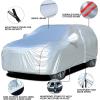 image:imageTecoom Car Cover Waterproof All Weather for Automobiles Light Shell Waterproof UVProof Windproof Design Car Cover with Zipper Storage and Lock for All Weather Indoor Outdoor Fit 191200 Inches SedanSilverOxford