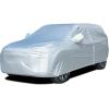 image:imageTecoom Car Cover Waterproof All Weather for Automobiles Light Shell Waterproof UVProof Windproof Design Car Cover with Zipper Storage and Lock for All Weather Indoor Outdoor Fit 191200 Inches SedanSilver190T