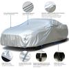 image:imageTecoom Car Cover Waterproof All Weather for Automobiles Light Shell Waterproof UVProof Windproof Design Car Cover with Zipper Storage and Lock for All Weather Indoor Outdoor Fit 191200 Inches SedanSilver190T
