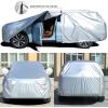 image:imageTecoom Car Cover Waterproof All Weather for Automobiles Light Shell Waterproof UVProof Windproof Design Car Cover with Zipper Storage and Lock for All Weather Indoor Outdoor Fit 191200 Inches SedanSilverOxford
