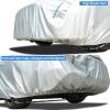 image:imageTecoom Car Cover Waterproof All Weather for Automobiles Light Shell Waterproof UVProof Windproof Design Car Cover with Zipper Storage and Lock for All Weather Indoor Outdoor Fit 191200 Inches SedanSilver190T