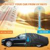 image:imageTecoom Car Cover Waterproof All Weather for Automobiles Light Shell Waterproof UVProof Windproof Design Car Cover with Zipper Storage and Lock for All Weather Indoor Outdoor Fit 191200 Inches SedanAluminum with CottonBlack