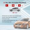 image:imageTecoom Car Cover Waterproof All Weather for Automobiles Light Shell Waterproof UVProof Windproof Design Car Cover with Zipper Storage and Lock for All Weather Indoor Outdoor Fit 191200 Inches SedanSilverOrange