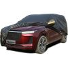 image:imageTecoom Car Cover Waterproof All Weather for Automobiles Light Shell Waterproof UVProof Windproof Design Car Cover with Zipper Storage and Lock for All Weather Indoor Outdoor Fit 191200 Inches Sedan190T Aluminum CottonBlack