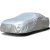 image:imageTecoom Car Cover Waterproof All Weather for Automobiles Light Shell Waterproof UVProof Windproof Design Car Cover with Zipper Storage and Lock for All Weather Indoor Outdoor Fit 191200 Inches SedanSilverOxford