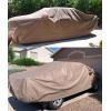 image:imageTecoom Car Cover Waterproof All Weather for Automobiles Light Shell Waterproof UVProof Windproof Design Car Cover with Zipper Storage and Lock for All Weather Indoor Outdoor Fit 191200 Inches SedanLight Brown