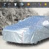 image:imageTecoom Car Cover Waterproof All Weather for Automobiles Light Shell Waterproof UVProof Windproof Design Car Cover with Zipper Storage and Lock for All Weather Indoor Outdoor Fit 191200 Inches SedanSilverOxford