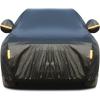 image:imageTecoom Car Cover Waterproof All Weather for Automobiles Light Shell Waterproof UVProof Windproof Design Car Cover with Zipper Storage and Lock for All Weather Indoor Outdoor Fit 191200 Inches SedanAluminum with CottonBlack