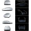 image:imageTecoom Car Cover Waterproof All Weather for Automobiles Light Shell Waterproof UVProof Windproof Design Car Cover with Zipper Storage and Lock for All Weather Indoor Outdoor Fit 191200 Inches SedanSilverOxford
