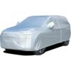 image:imageTecoom Car Cover Waterproof All Weather for Automobiles Light Shell Waterproof UVProof Windproof Design Car Cover with Zipper Storage and Lock for All Weather Indoor Outdoor Fit 191200 Inches SedanSilverPolyester