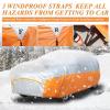 image:imageTecoom Car Cover Waterproof All Weather for Automobiles Light Shell Waterproof UVProof Windproof Design Car Cover with Zipper Storage and Lock for All Weather Indoor Outdoor Fit 191200 Inches SedanSilverOrange