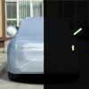 image:imageTecoom Car Cover Waterproof All Weather for Automobiles Light Shell Waterproof UVProof Windproof Design Car Cover with Zipper Storage and Lock for All Weather Indoor Outdoor Fit 191200 Inches SedanSilverPolyester